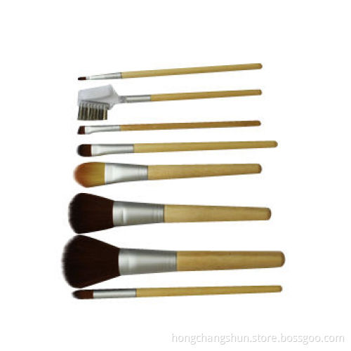 Eco-friendly Best Seller Professional Environment Bamboo Handle Cosmetic Makeup Brush Set, OEM/ODM